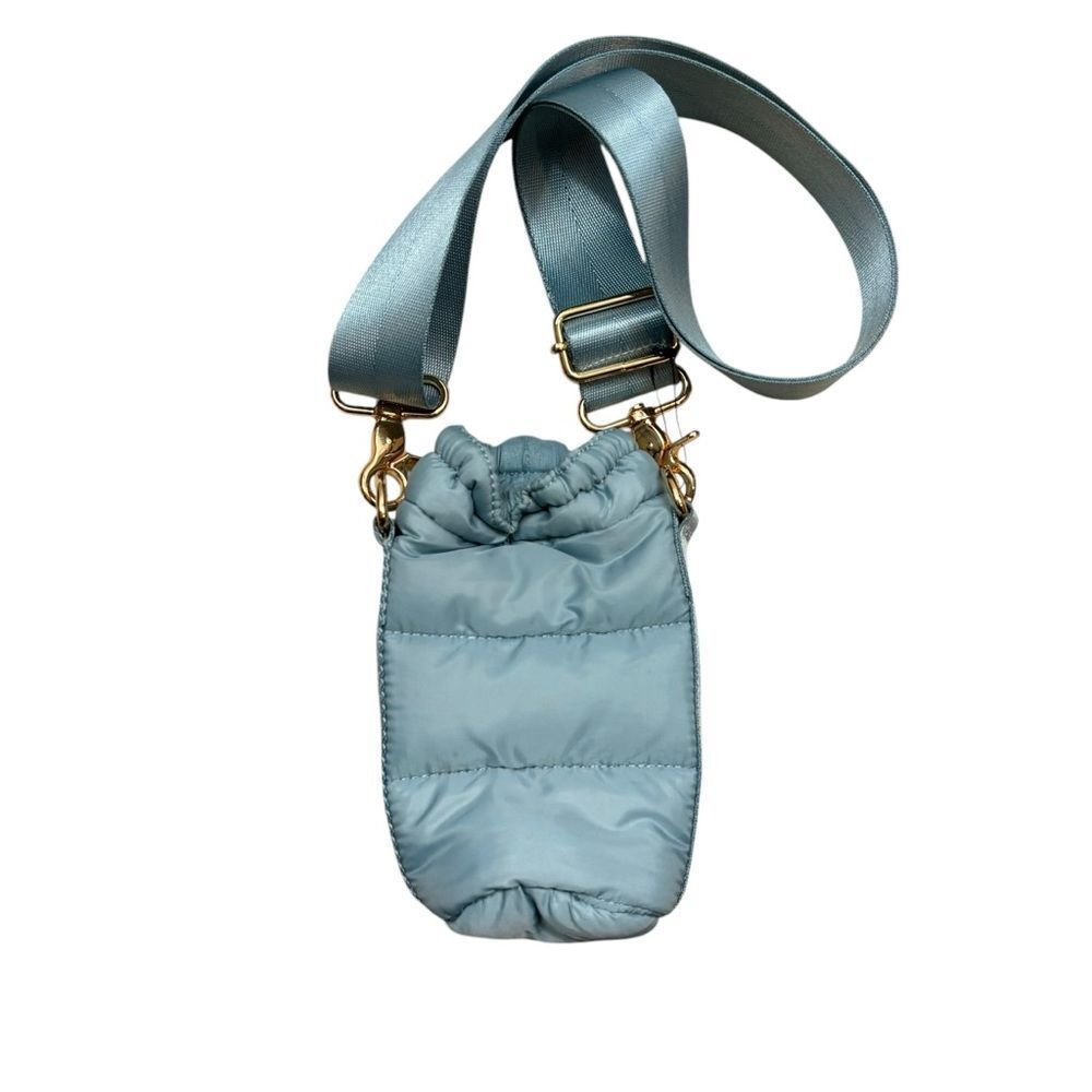 Brand new without Tags Quilted Small Blue Cell Phone Case Small Crossbody Bag